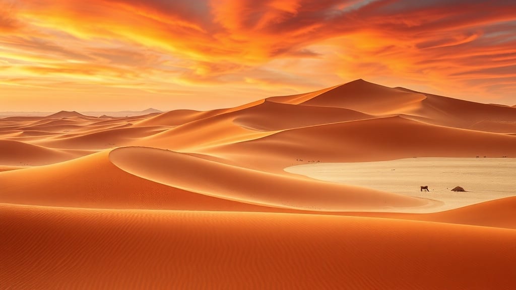 Dunes rouges et arbres morts de Deadvlei dans le désert du Namib