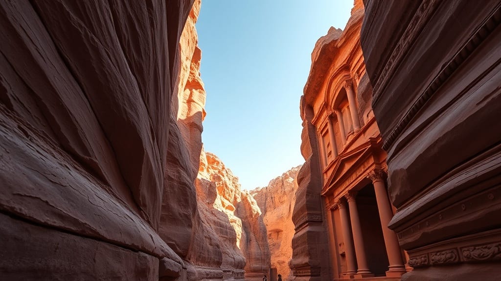 Dunes et formations rocheuses du désert du Wadi Rum en Jordanie