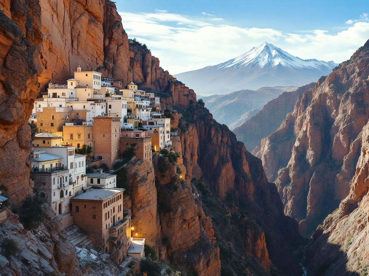 Ville de La Paz étagée dans son canyon andin