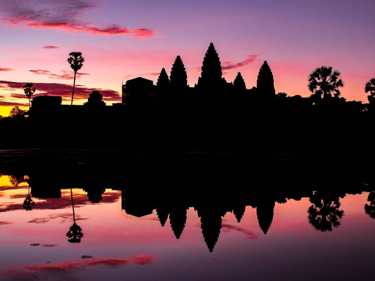 Temple d'Angkor Wat au lever du soleil, Cambodge — Voyage au Cambodge avec CTA Voyages