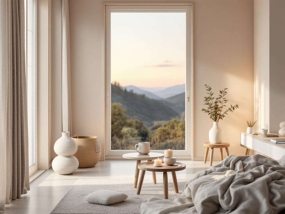 Intérieur et mobilier au design scandinave caractéristique