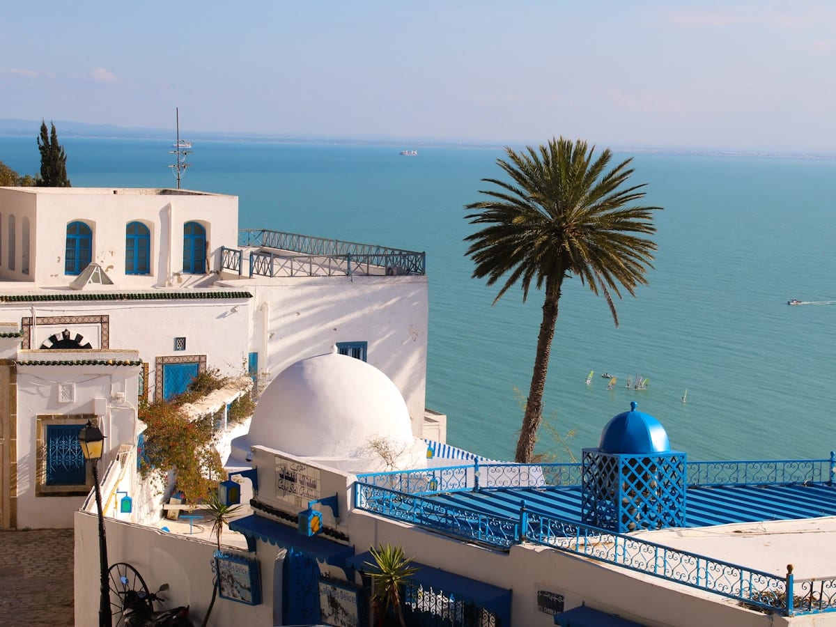 Ruelle bleue et blanche de Sidi Bou Saïd en Tunisie — Voyage en Tunisie avec CTA Voyages